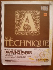 Grumbacher sketchbook