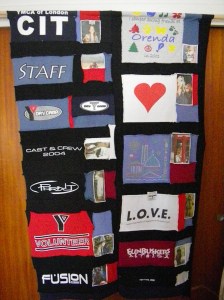 joining the logos and pictures with strips